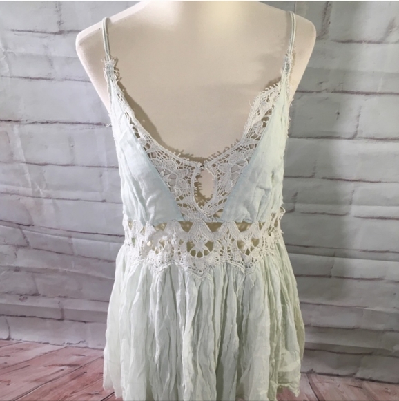 Free People ONE Coast to Move Mint Fairy Dress - Picture 5 of 7